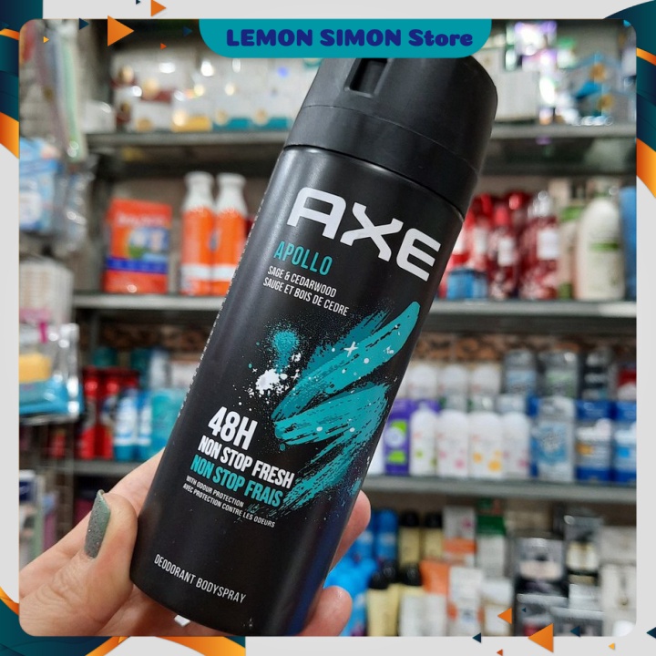 💖 Xịt ngăn mùi toàn thân Axe Apollo 150ml