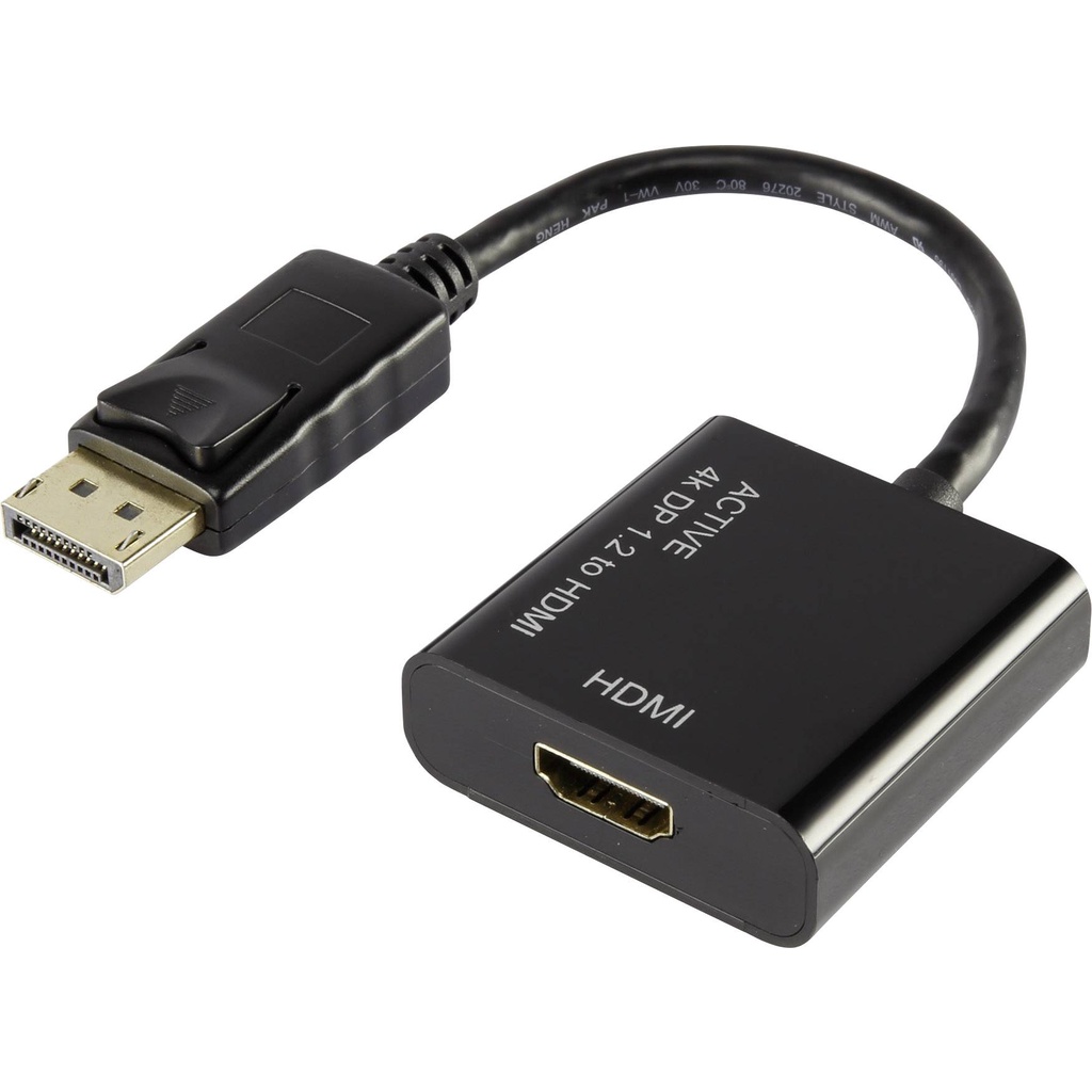 Cáp chuyển Display Port to HDMI - Chuyển từ Máy tính, Laptop qua Máy chiếu hoặc Tivi