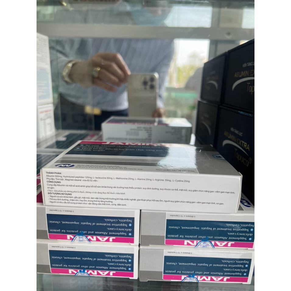 Jamin Hộp 30 Viên Hỗ Trợ Tăng Cường Làm Gảm Chức Năng Gan,Viêm Gan Mãn Tính, Xơ Gan