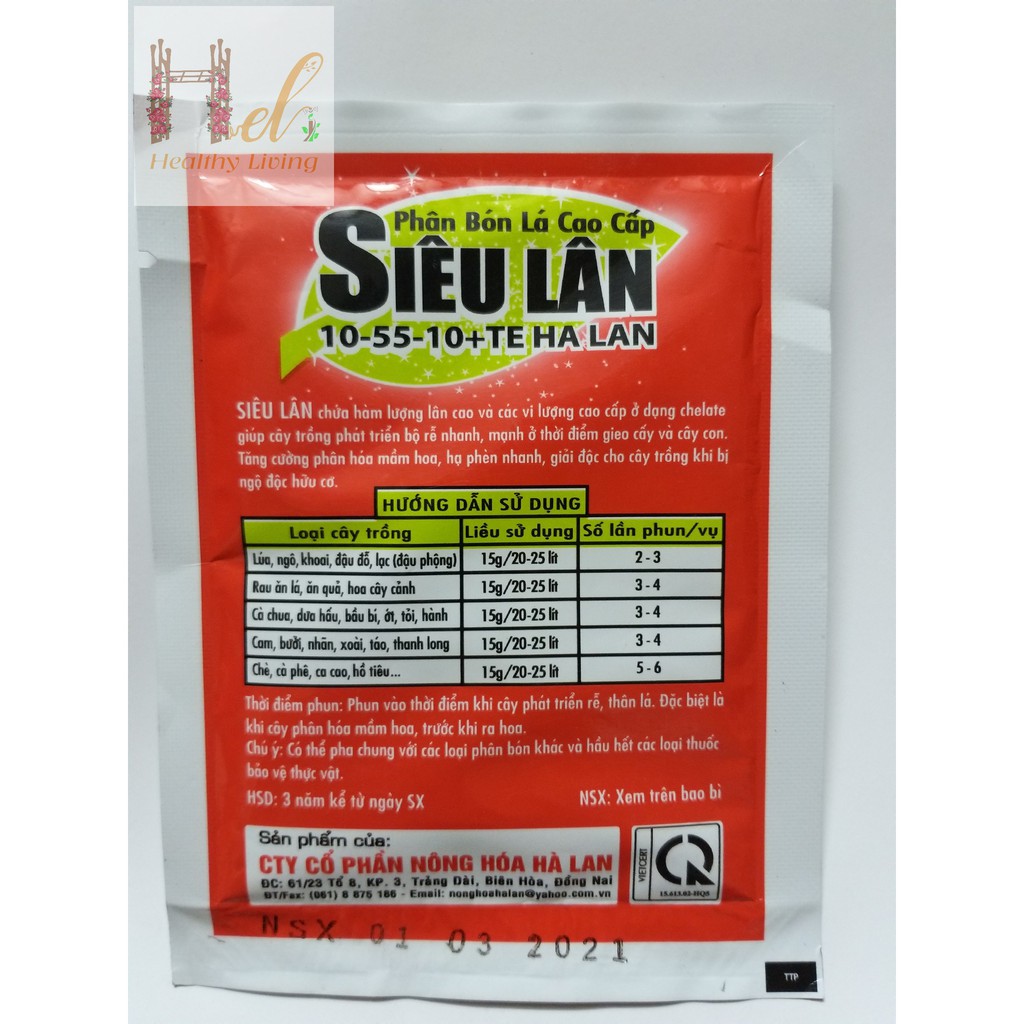 Phân Bón Siêu Lân Đỏ Hà Lan Ra Rễ Cực Mạnh Chống Rét, Chịu Hạn, Hạ Phèn, Giải Độc Hữu Cơ, Đẻ Nhánh Khoẻ, Tập Trung