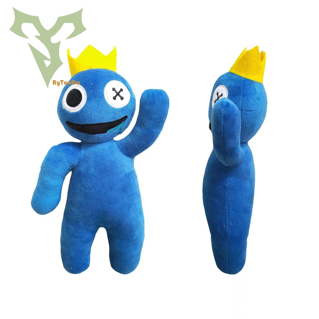 Búp Bê Nhồi Bông Hình Roblox Đội Vương Miện Màu Cầu Vồng 28cm Trang Trí Nhà Cửa