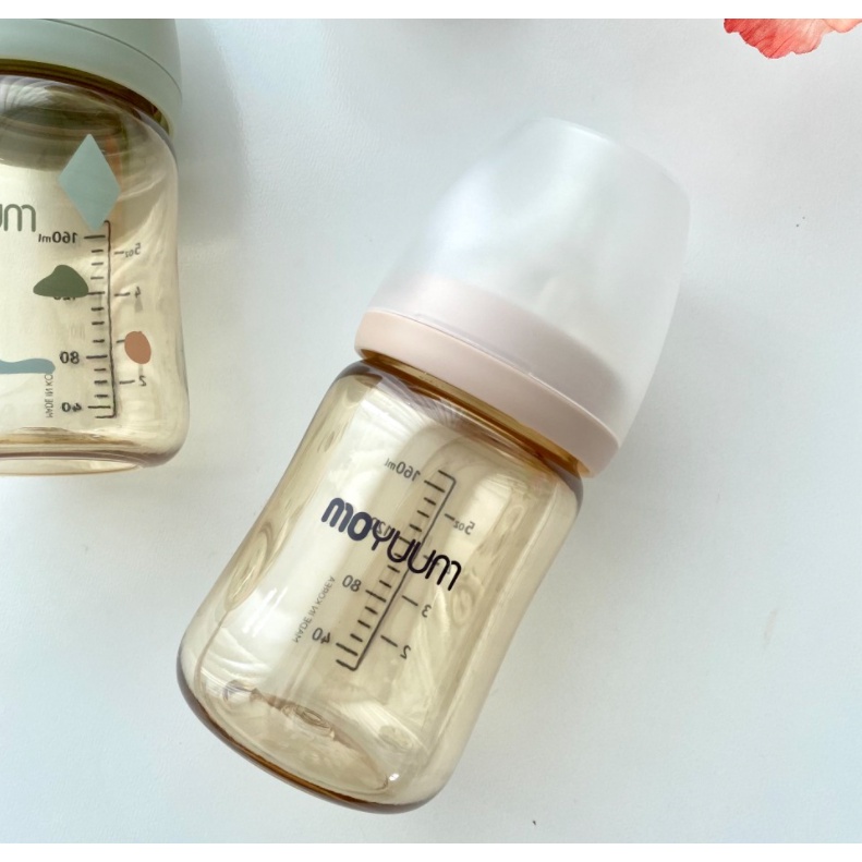 Bình sữa Cho Bé/ Bình Sữa Moyuum Basic Chuẩn Nội Địa Hàn 170ml/270ml Núm Ti Siêu Mềm
