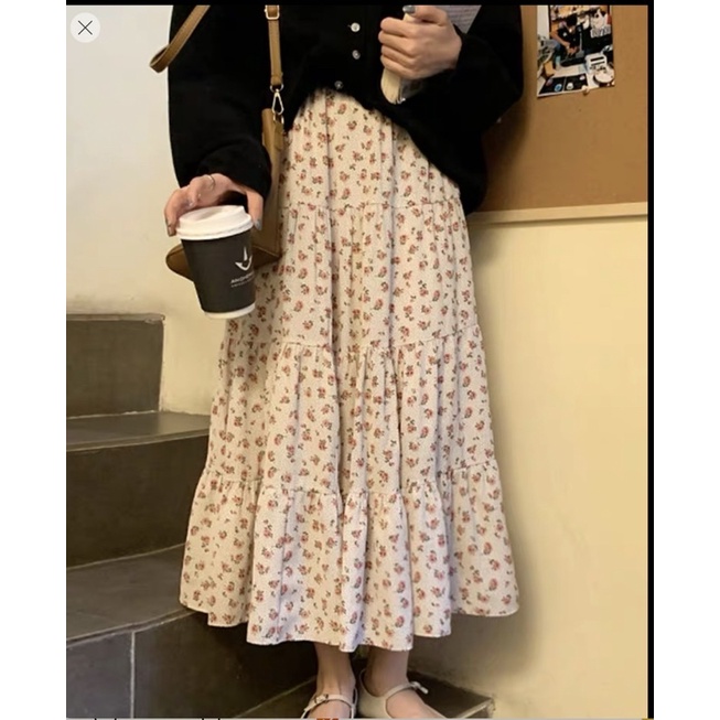 Chân Váy đuôi cá hoa nhí |JIMIEE CLOTHES