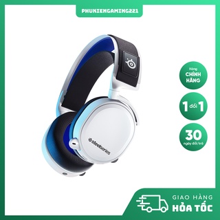 Tai nghe máy tính chơi game không dây - Steelseries Arctis 7P + Plus White for PS5 - Hàng Chính Hãng