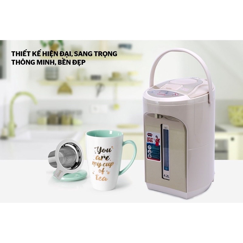 Bình Thuỷ Điện Sunhouse SHD-1530, SHD-1542 Cao Cấp-An Toàn Cho Sức Khoẻ