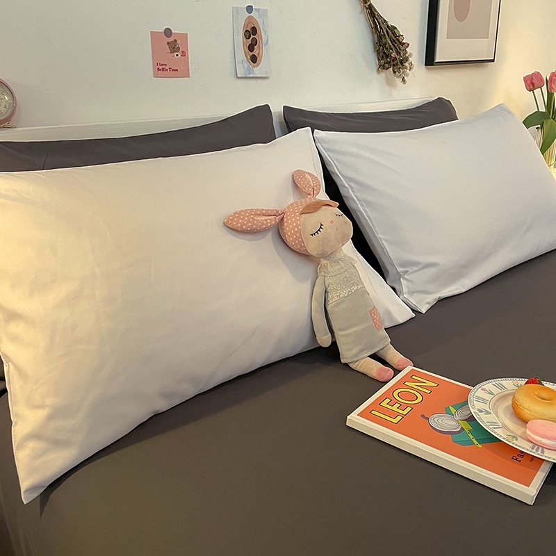 Cặp vỏ gối Cotton có thể giặt sạch kích thước 48 * 74 dành cho người lớn