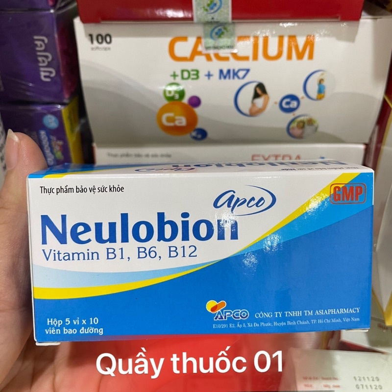 Neulobion Vitamin B1 B6 B12 hộp 50viên