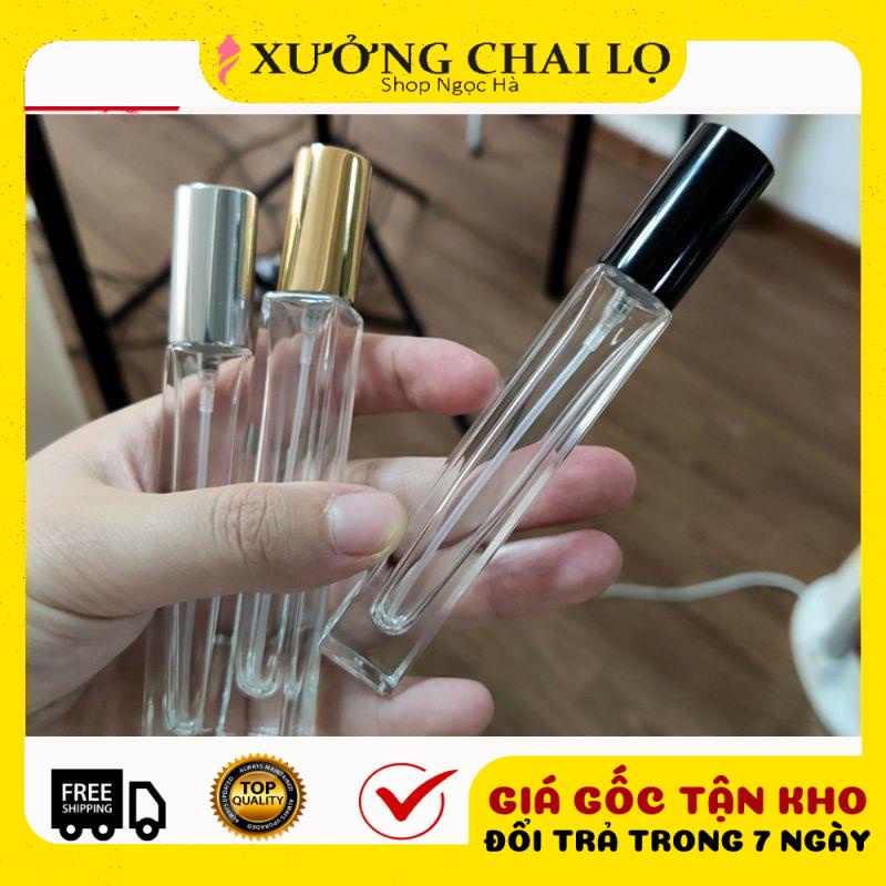 Lọ Chiết Nước Hoa ❤ GIÁ TẬN KHO ❤ Chai Chiết Nước Hoa Hình Trụ 5ml,10ml Cao dày đựng dầu thơm , phụ kiện du lịch