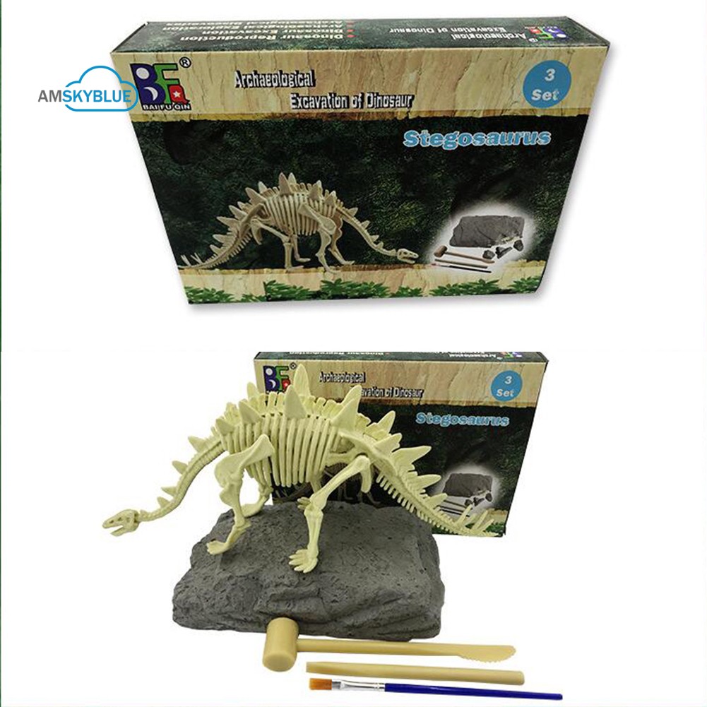 LYD Dinosaur Fossil Skeleton Excavation up Assembly Educational Toy