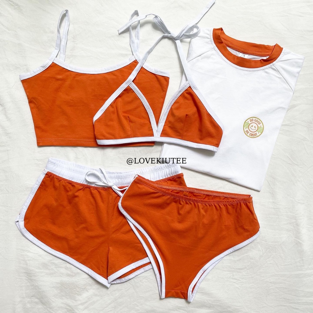 [Bán rời] Áo Croptop, Áo Bralette cột cổ, Quần hipster - Link bán rời từng item LOVEKIUTEE | BigBuy360 - bigbuy360.vn