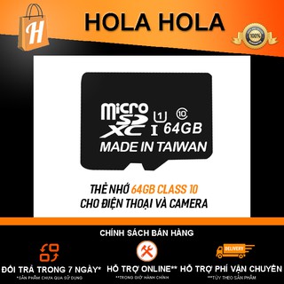 Thẻ nhớ 64Gb Class 10 cho điện thoại và camera