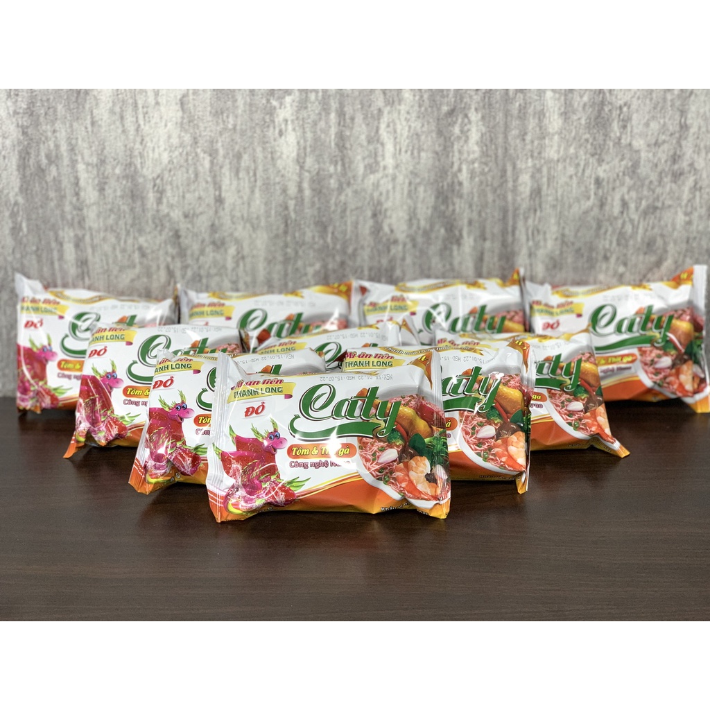 Mì Thanh Long Đỏ Caty Tôm và Thịt Gà