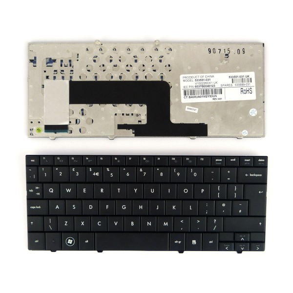 (KEYBOARD) BÀN PHÍM LAPTOP HP MINI 110 dùng cho Mini 110-1000, 110-1100, 110-1200