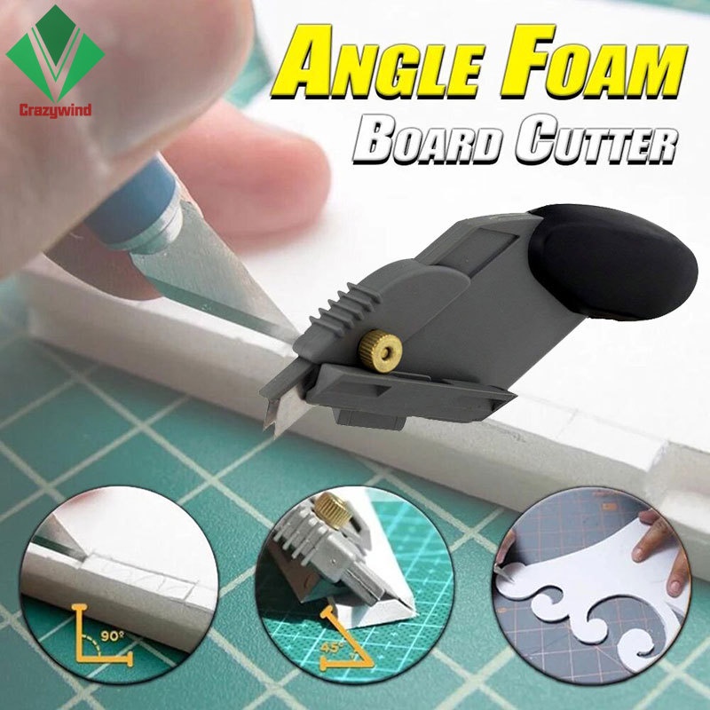 Tấm Cắt Xốp Cắt Xốp 45 Và 90 Độ Với 1 Lưỡi Dao Cực Dễ Dàng Cắt Xốp DIY Kèm 1 Lưỡi Dao Cắt Xốp