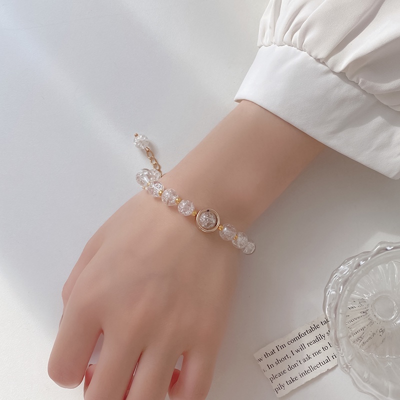 Vòng đeo tay hợp kim thiết kế thời trang phong cách Hàn Quốc