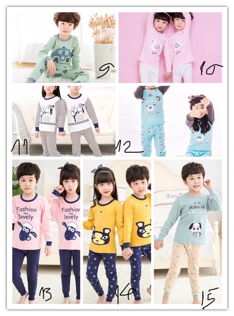 Bộ cotton size đại cho bé