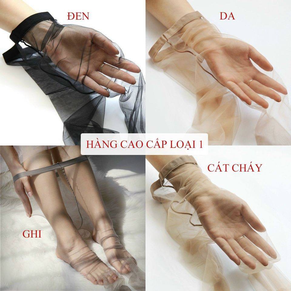 Quần tất giấy, quần tất lưới tàng hình siêu dai, siêu mịn, quần tất 3D siêu mỏng - Xuudesign QT01
