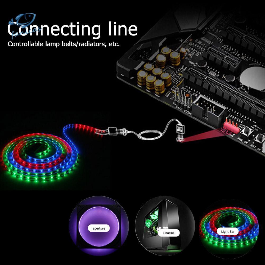 Dây Cáp Quạt Tản Nhiệt Pc 4pin Rgb Dài 60cm