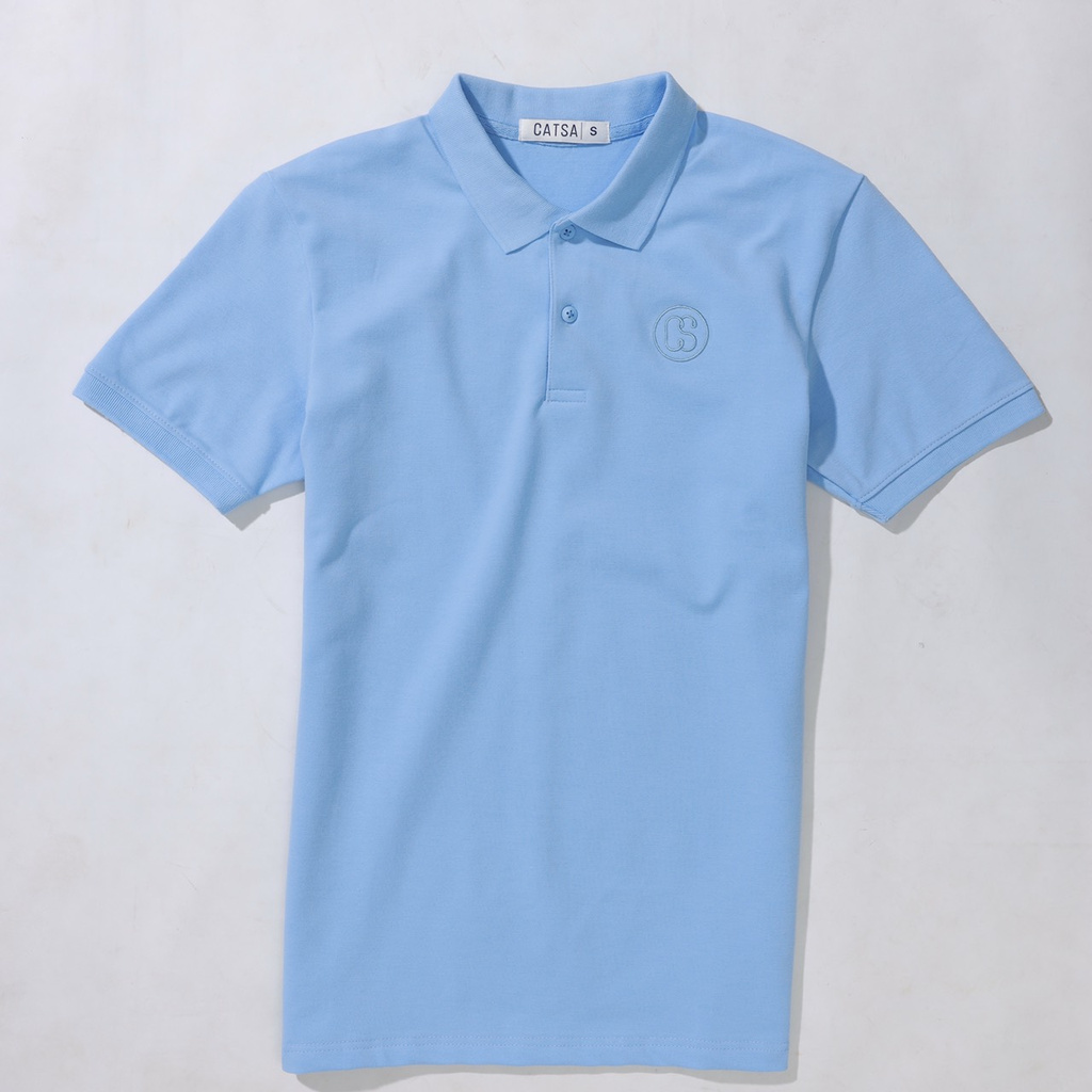 CATSA Áo thun polo nhiều màu thêu logo, chất thun cotton mặc thoải mái, thấm hút mồ hôi ATP165 | BigBuy360 - bigbuy360.vn