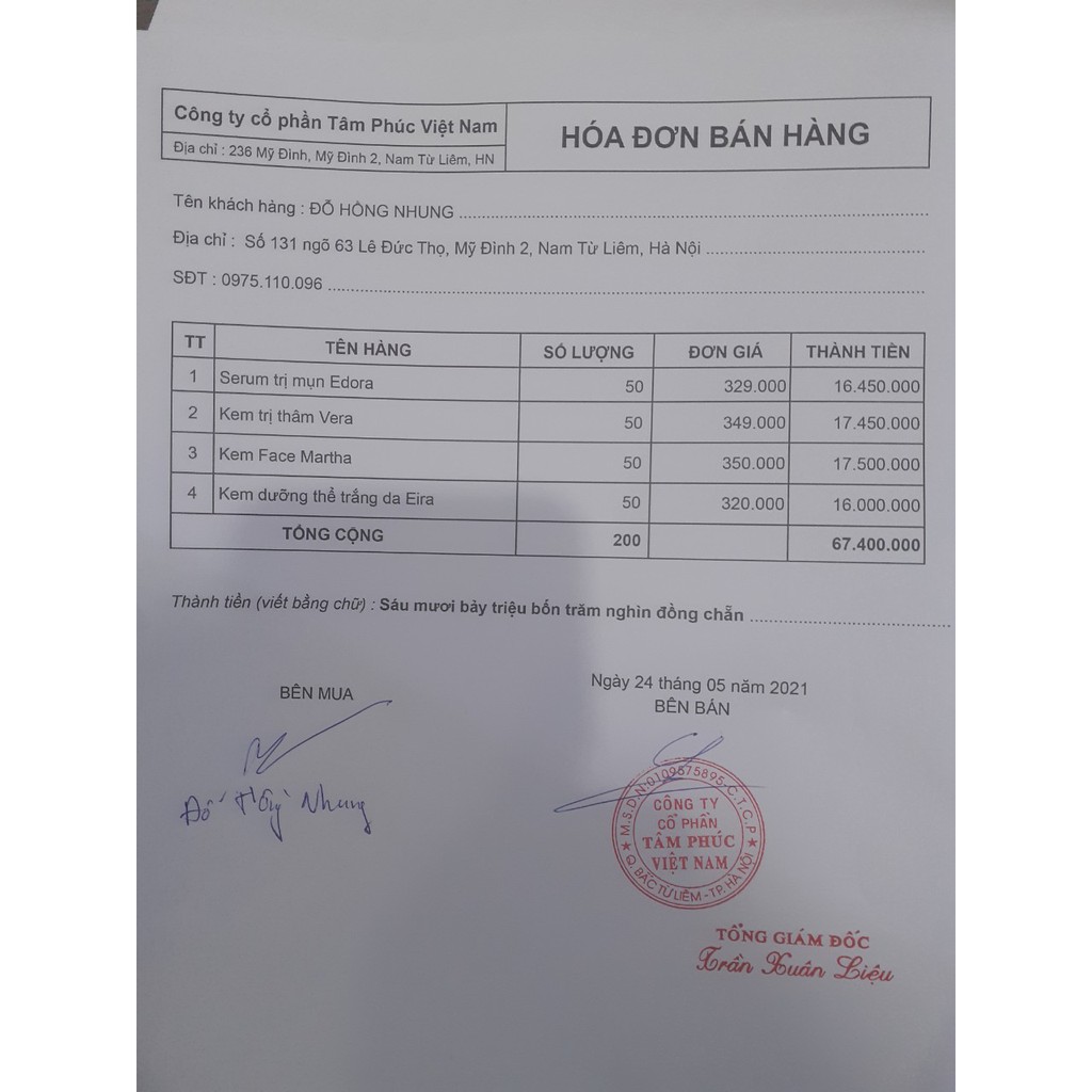 Kem Dưỡng Da Ngày Đêm MARTHA - Dưỡng Trắng, Cấp Ẩm, Mờ Nám, Giảm Mụn - Tâm Sinh An Cosmetic - Mãi Mãi Tuổi 18 | BigBuy360 - bigbuy360.vn