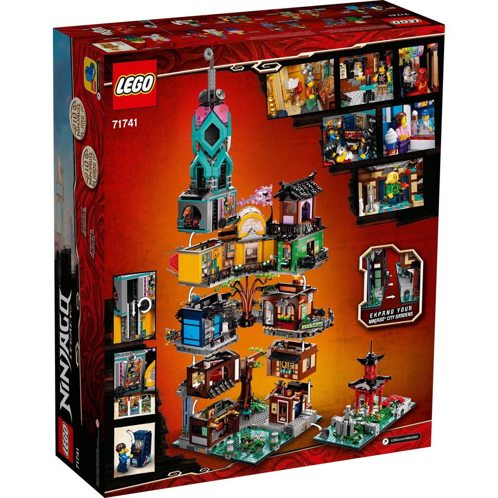 Lego 71741 NinjaGo City Gardens - Khu Vườn Thành Phố NinjaGo