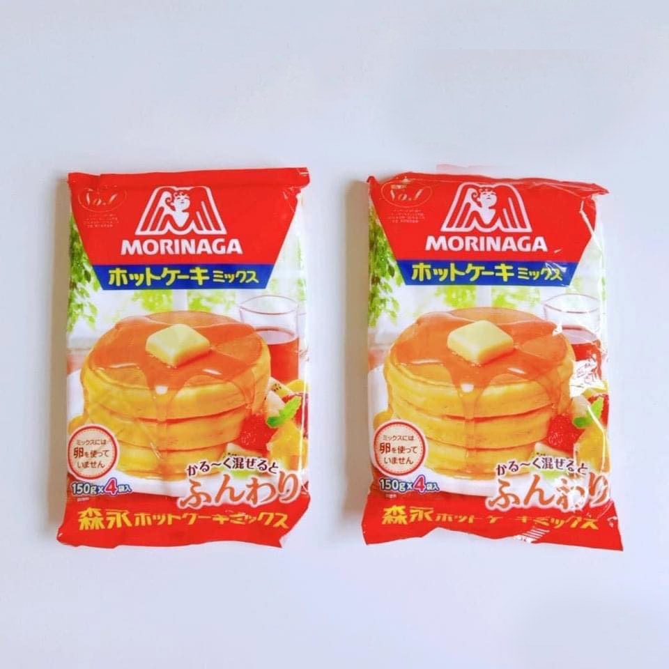 Bột làm bánh hotcake Morinaga cho bé ăn dặm  - Nhật Bản