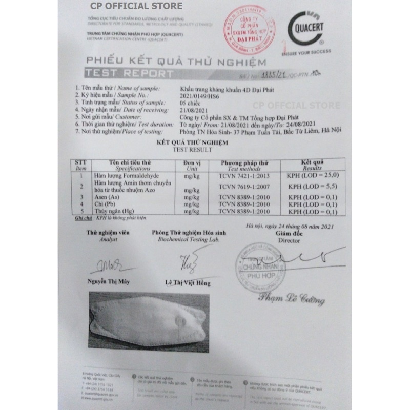 Combo 15 gói khẩu trang KF94 (gói 10 cái)