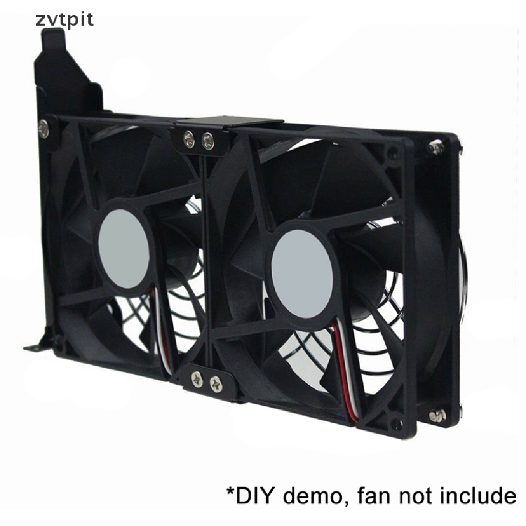 Cooling Fan Grill Case DIY Dual PCI Cooler 8/9cm for PC Graphics Card Computer 
 DSF