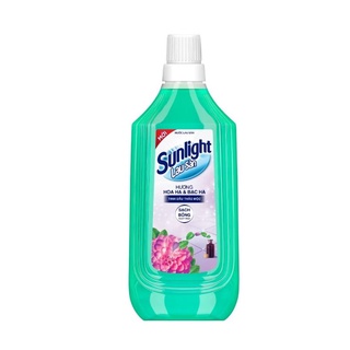 Chai nước lau sàn sunlight hương hoa hạ &bạc hà 1kg