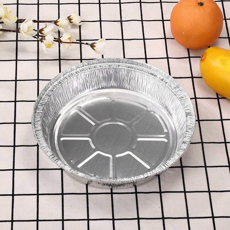 Khay Giấy Bạc Lót Nồi Chiên Không Dầu Set 10 Cái, Bát bạc, Đĩa Giấy Bạc Nhiều Kích Thước