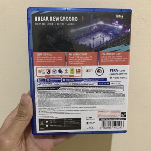 Máy Chơi Game Fifa 20 Playstation 4 Region 3 Asia Bd Ps4 R3 Reg Reg3 Fifa20 Fifa2020 2020 Ps