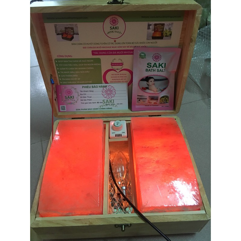 Hộp massage 25cm đá dài nhất thị trường VIP(kích thước đá : 5x10x25cm)