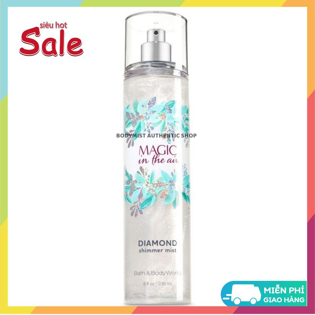 Xịt thơm Có Nhũ Bath and Body Works Magic In The Air _ [𝑩𝒐𝒅𝒚𝒎𝒊𝒔𝒕 𝑨𝒖𝒕𝒉𝒆𝒏𝒕𝒊𝒄] | Thế Giới Skin Care