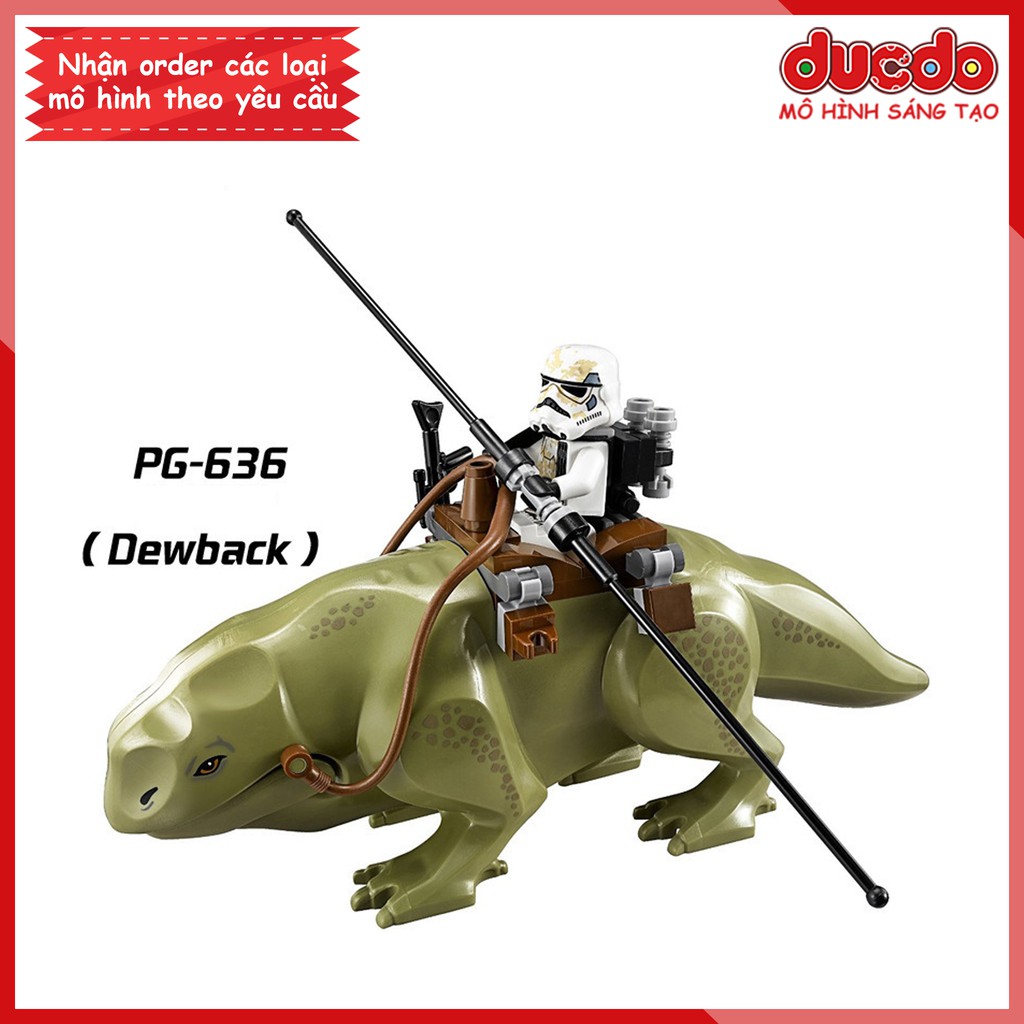 Minifigures lính Stormtroopers cưỡi Jabba trong Star Wars - Đồ Chơi Lắp Ghép Xếp Hình Mini Mô hình Pogo PG 636