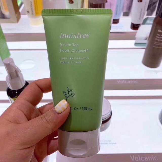 Sữa Rửa Mặt Chiết Xuất Từ Trà Xanh Innisfree Green Tea Foam Cleanser mẫu mới 150ml