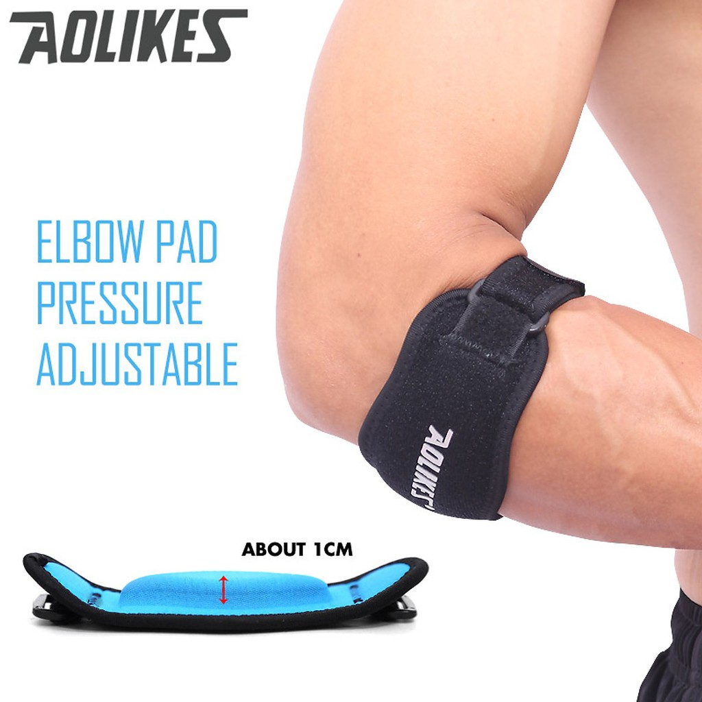 Đai bó cơ khuỷu tay khi chơi Tennis, golf, cầu lông, bóng bàn AOLIKES - Tennis Elbow