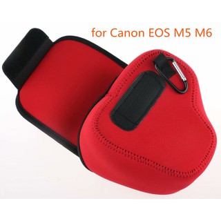 Túi đựng máy ảnh canon eos m5 m6 ống kính 15-45mm tiện lợi