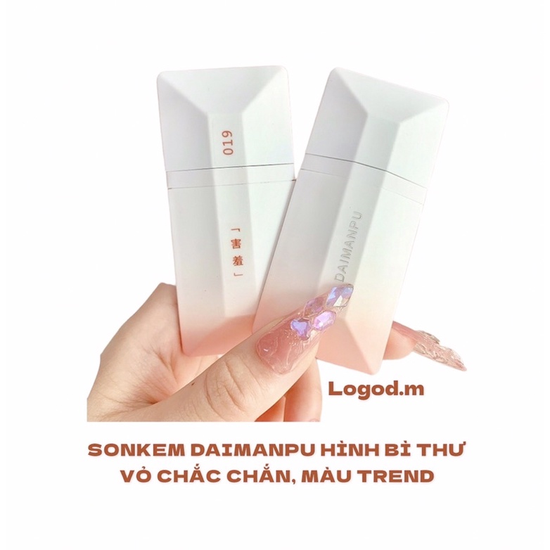 😈SĂN SALE😈Son Kem DAIMANPU Vỏ Chắc Chắn, Màu Xinh - Logod.m