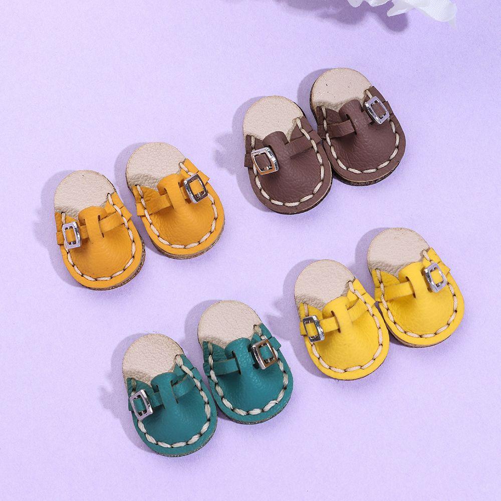 Giày Búp Bê LAYOR1 Bằng Da Bò Handmade Dành Cho Búp Bê obitsu11GSCbody9OB11