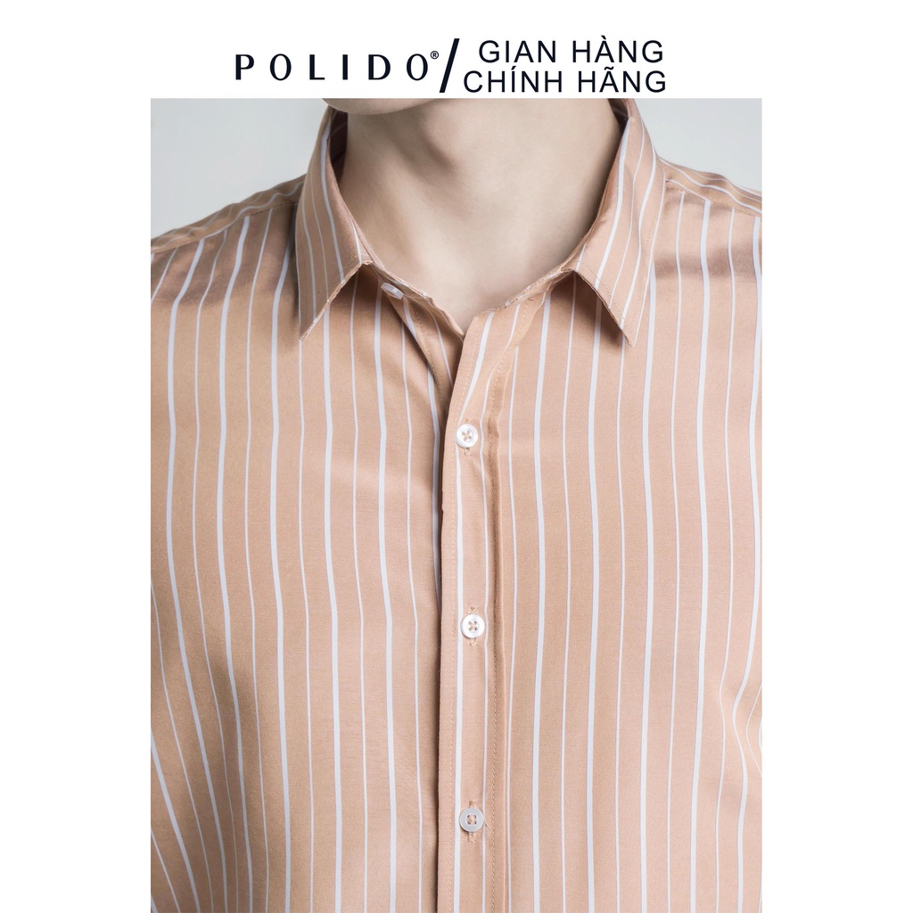 Áo Sơmi kẻ sọc CEFFYLO 1 vải Cotton họa tiết sọc lịch lãm Co giãn nhẹ | BigBuy360 - bigbuy360.vn