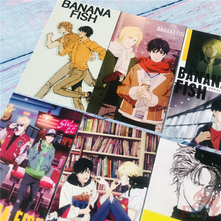 Set 30 Thẻ Ảnh Phim Hoạt Hình Banana Fish