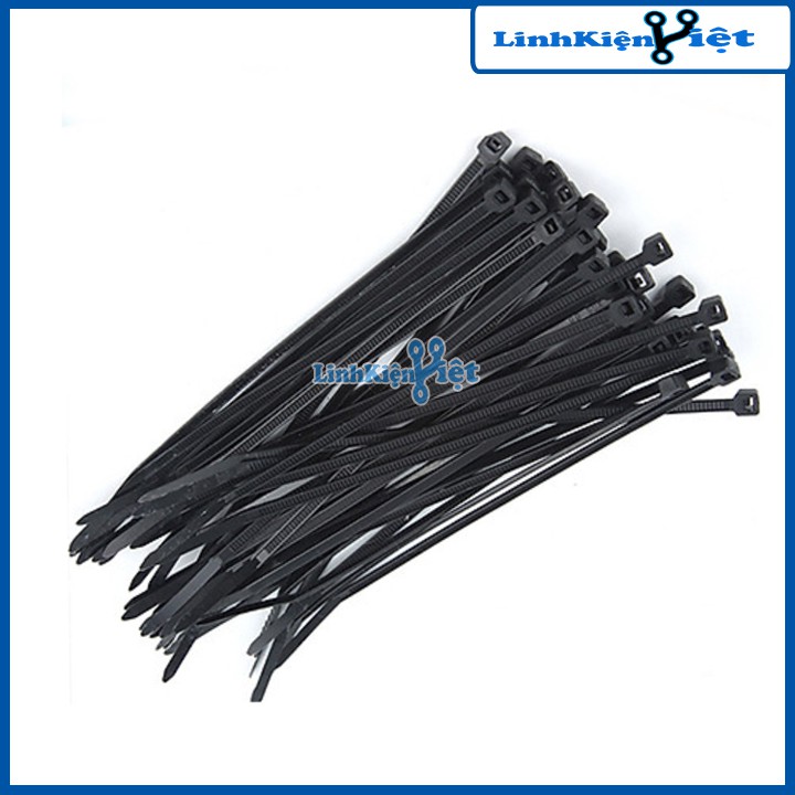 Gói 1000PCS Dây Thít Đen 3X150mm