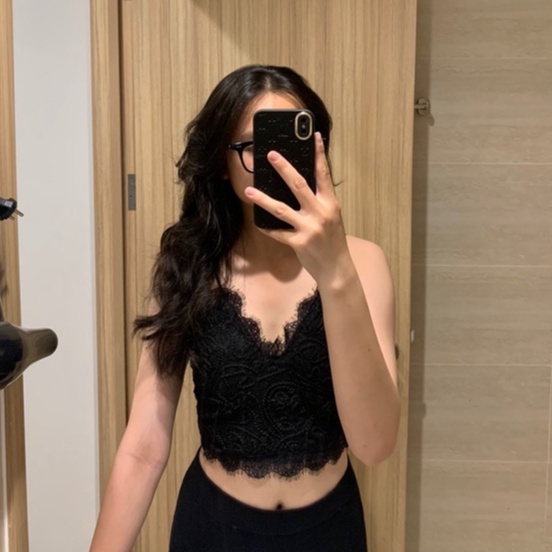 Áo Bra Ren Họa Tiết Nổi Quảng Châu  ,co dãn thoáng mát ,Cực sang chảnh - alohashop91