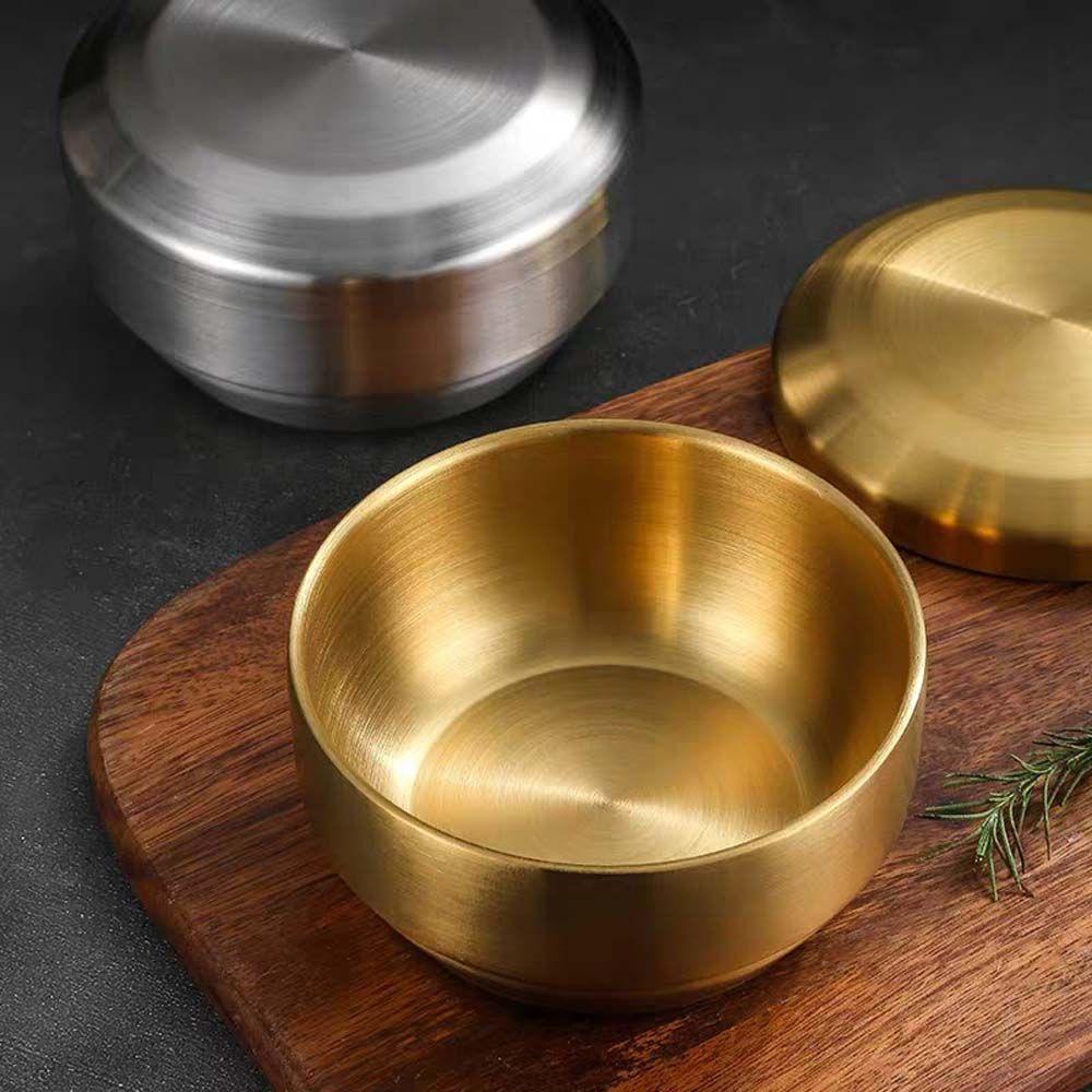 Bát Ăn Cơm Hai Dây Có Dây Thừng|Tô Inox 304 Hấp Thức Ăn Kiểu Hàn Quốc Tiện Dụng Cho Nhà Bếp