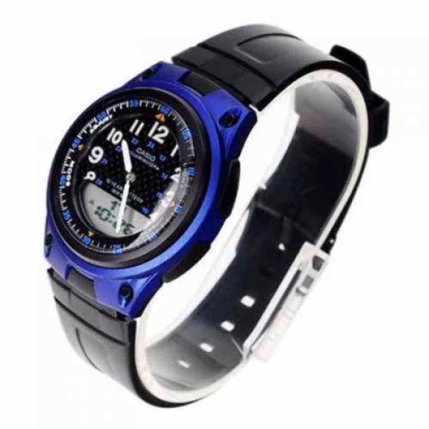 Đồng hồ nam dây nhựa Casio chính hãng Anh Khuê AW-80-2BVDF