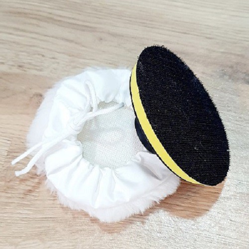 Bộ Dụng Cụ Đánh Bóng 6 Món Gồm 1 Phớt + 4 Bông Đánh Size 10cm + 1 Đầu Chuyển Đổi M10