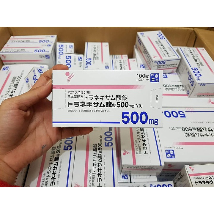 Viên Uống Trắng Da Transamin 500mg Nhật Bản Mờ Nám Tàn Nhang