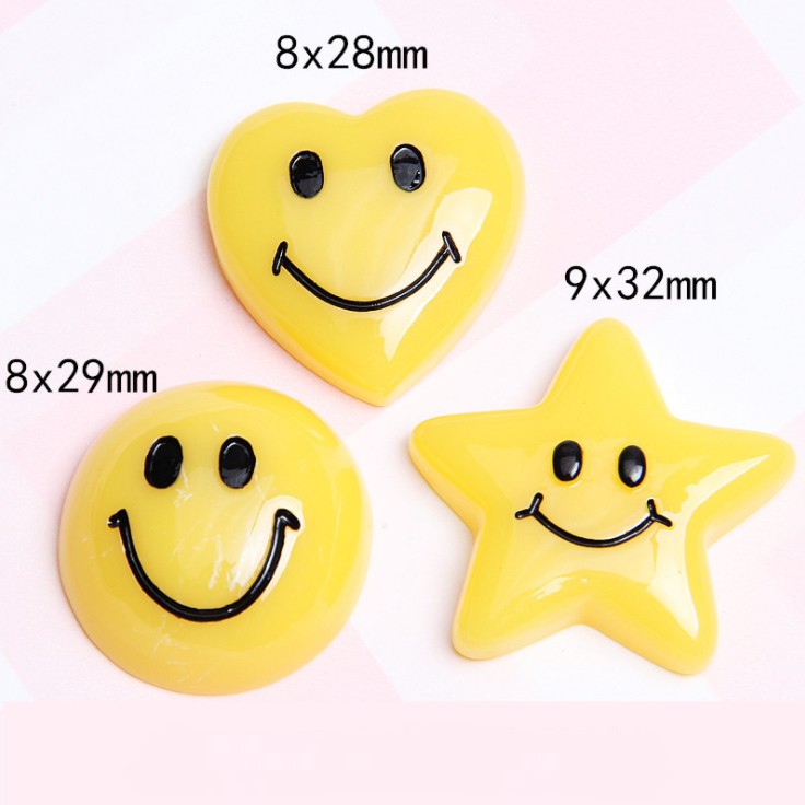Charm mặt cười dễ thương cho các bạn trang trí vỏ ốp điện thoại, dán tủ lạnh, DIY