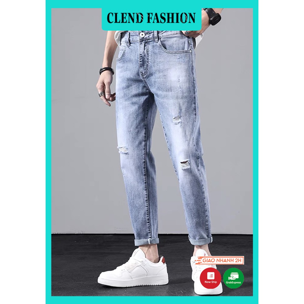 Quần Jean  , Quần Jean Nam Clend Fashion Chất Liệu Bò , Demin Co giãn Thoáng Mát Thời Trang Cao Cấp M102