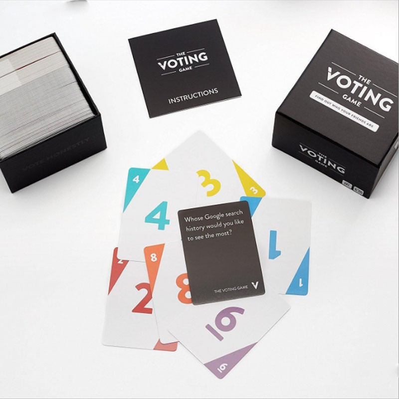 Bộ Thẻ Trò Chơi The Voting Vui Nhộn